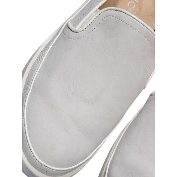 Vionic Effortless Mule Clogs Womens 8.5 White Nubuck Slip On Orthotic Sneakers - Picture 9 of 16
